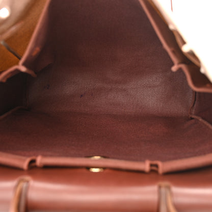 Hermes Toile Vache Calfskin Herbag 39 Natural Havane 5 of 17
