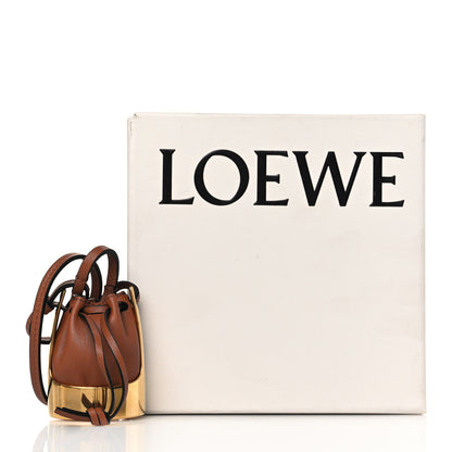 Loewe Calfskin Brass Balloon Nano Bucket Bag Tan 9 of 9