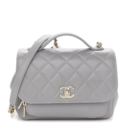 Chanel Caviar Quilted Medium Business Affinity Flap Grey 1 of 9