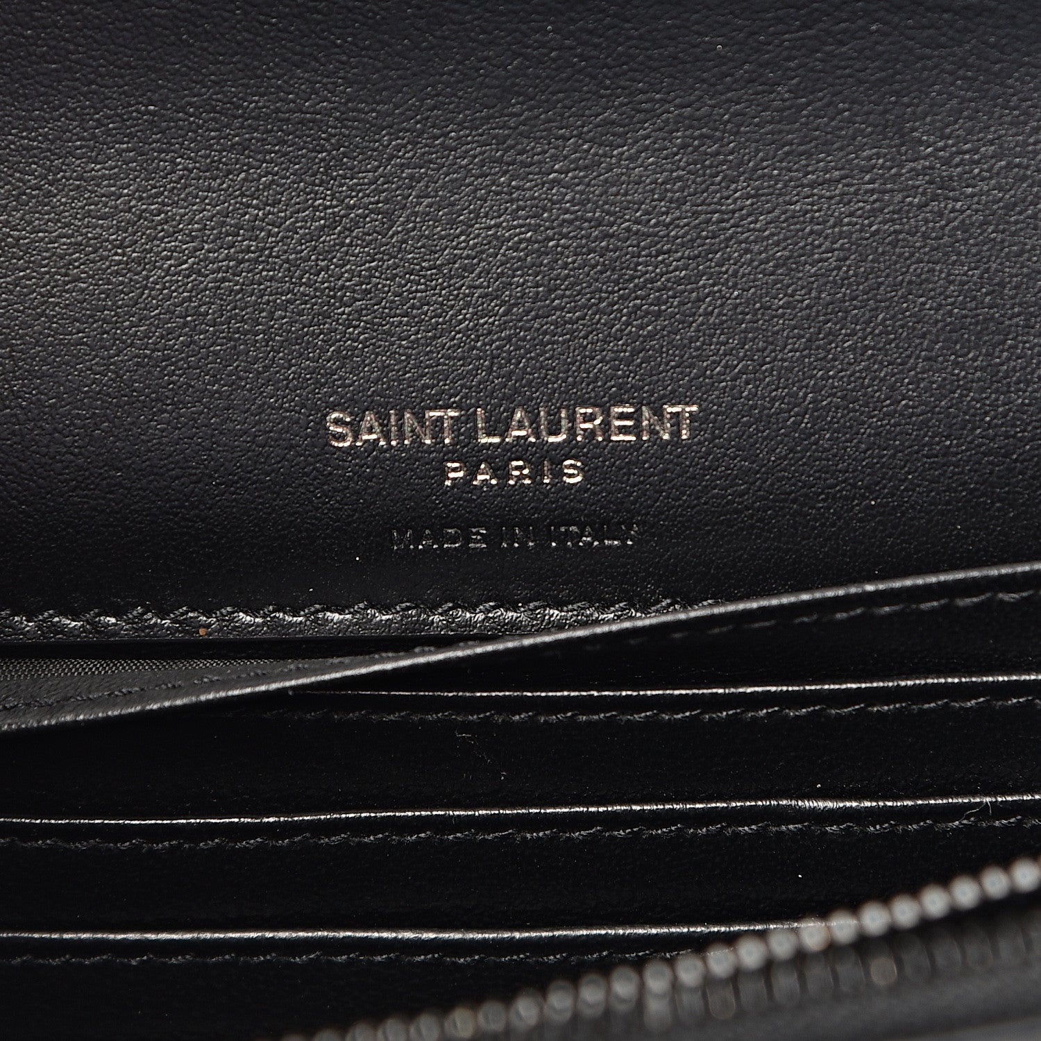 Saint Laurent Smooth Calfskin Monogram Kate Belt Bag Black 6 of 10