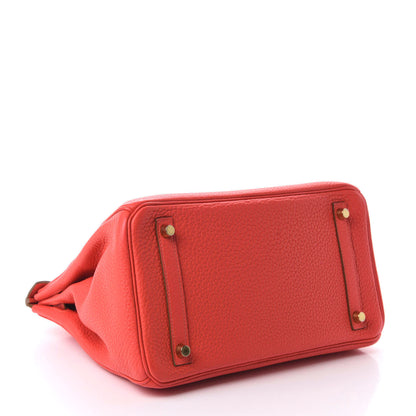 Hermes Togo Birkin 30 Rouge Pivoine 4 of 14
