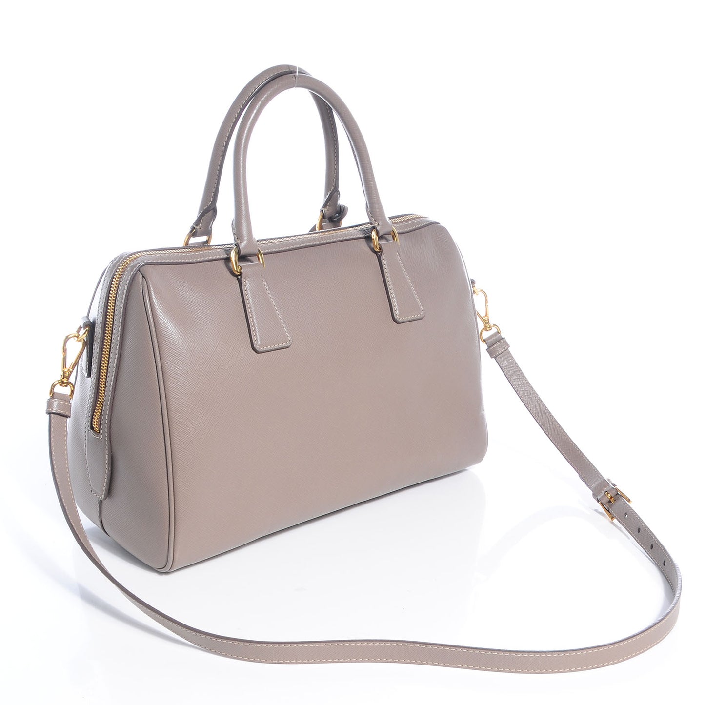 Saffiano Lux Bowler Argilla
