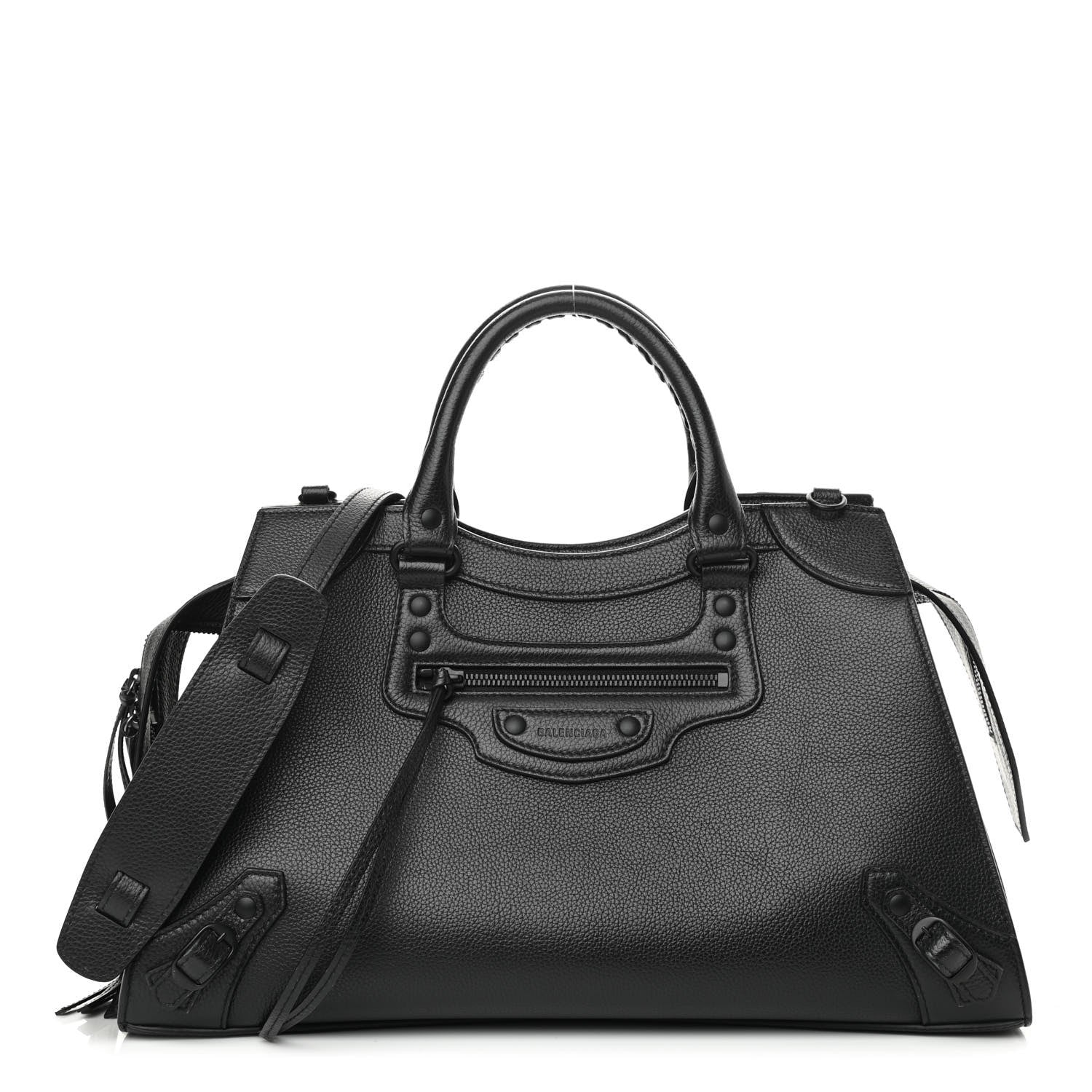Balenciaga Grained Calfskin Black Hardware Neo Classic City Black 1 of 10