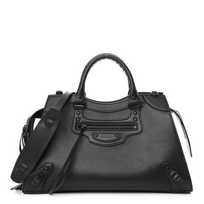 Balenciaga Grained Calfskin Black Hardware Neo Classic City Black 1 of 10