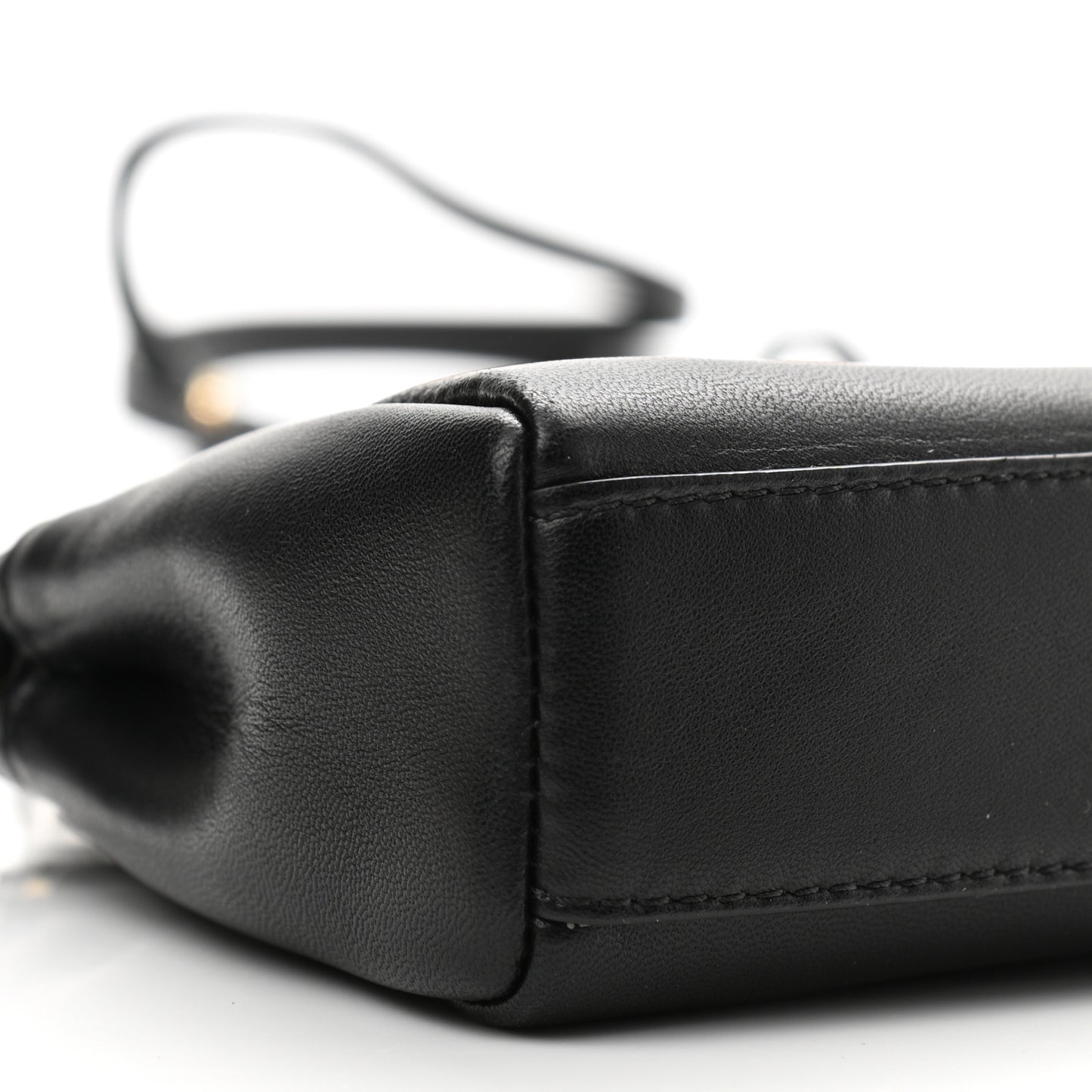 Nappa Micro Peekaboo Iconic Satchel Black