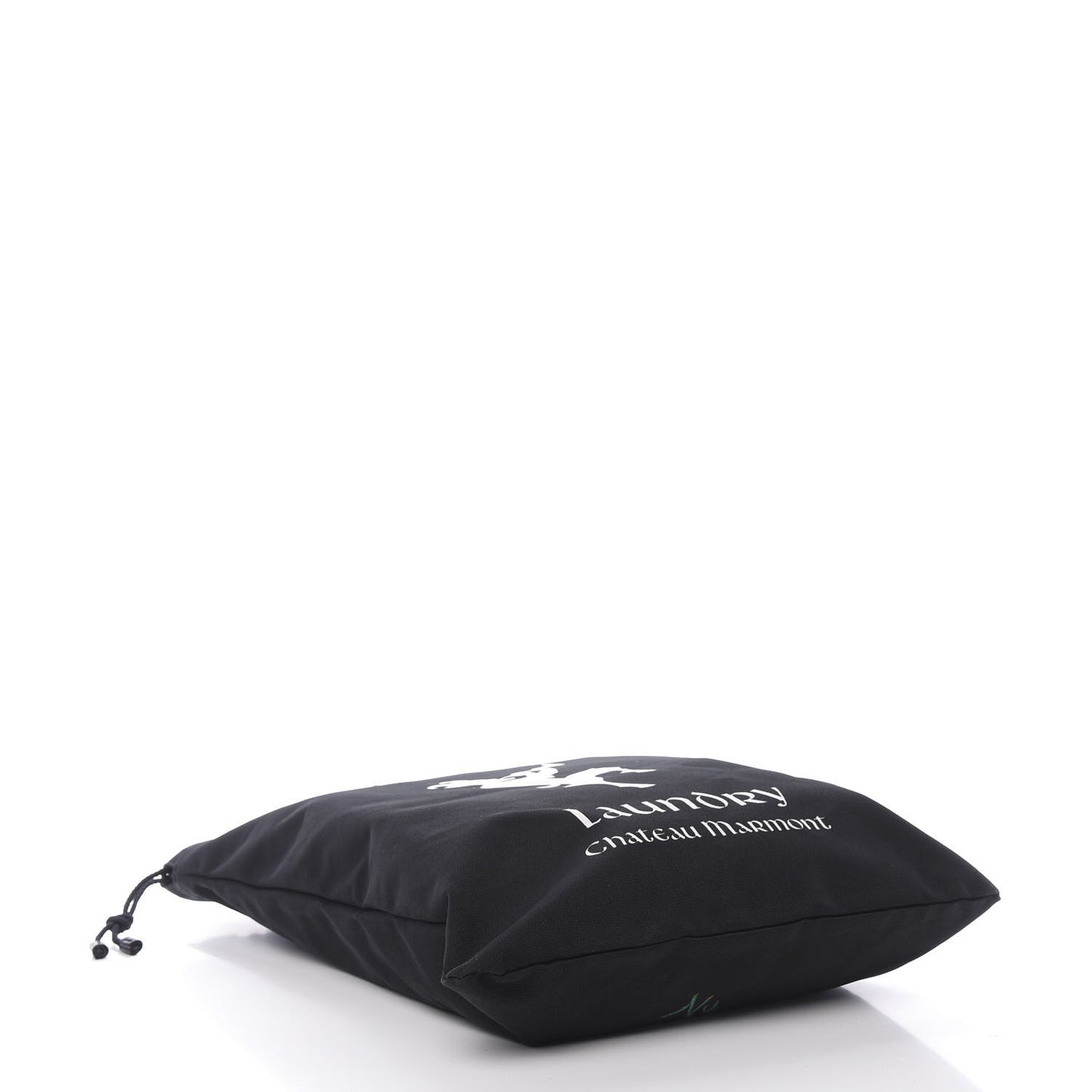 Canvas Chateau Marmont Drawstring Tote Black