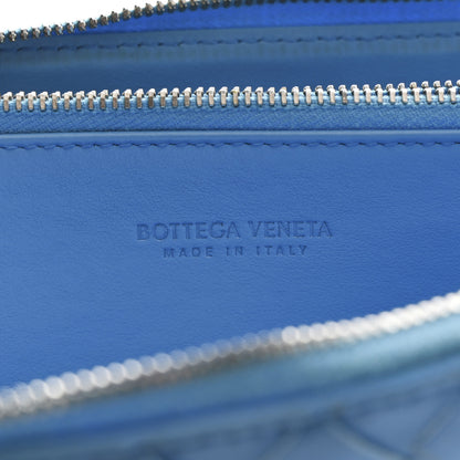 Bottega Veneta Nappa Intrecciato Zip Around Wallet Sky Blue 6 of 14