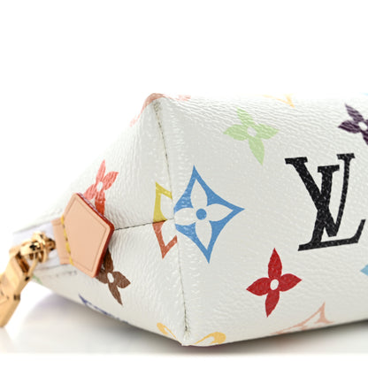 Louis Vuitton LV x TM Monogram Multicolor Cosmetic Pouch PM White 7 of 8
