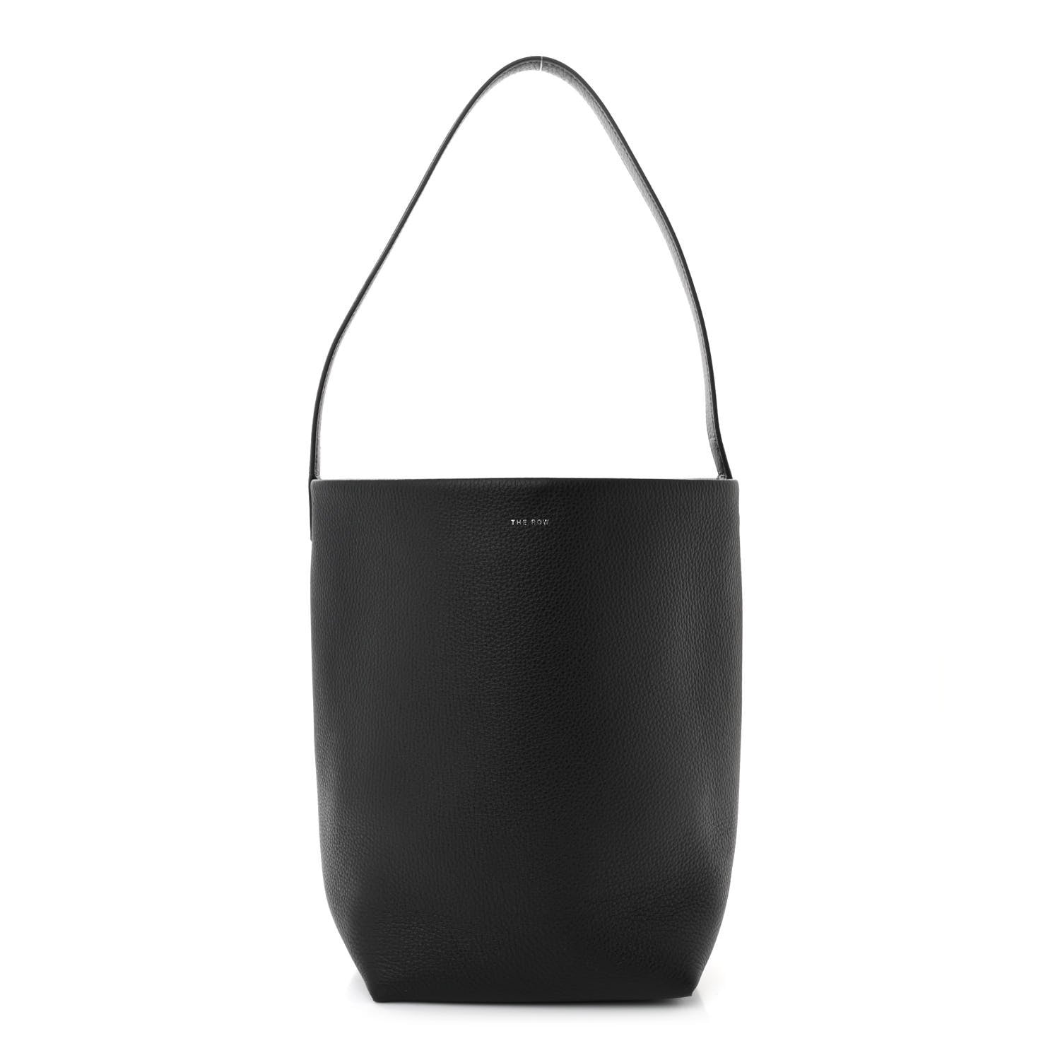 The Row Grained Calfskin Medium N/S Park Tote Black 1 of 11
