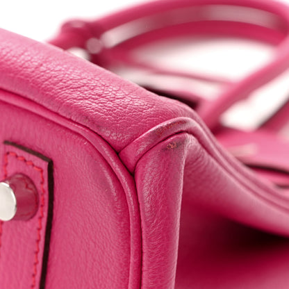 Hermes Chevre Mysore Birkin 30 Rose Shocking 10 of 14