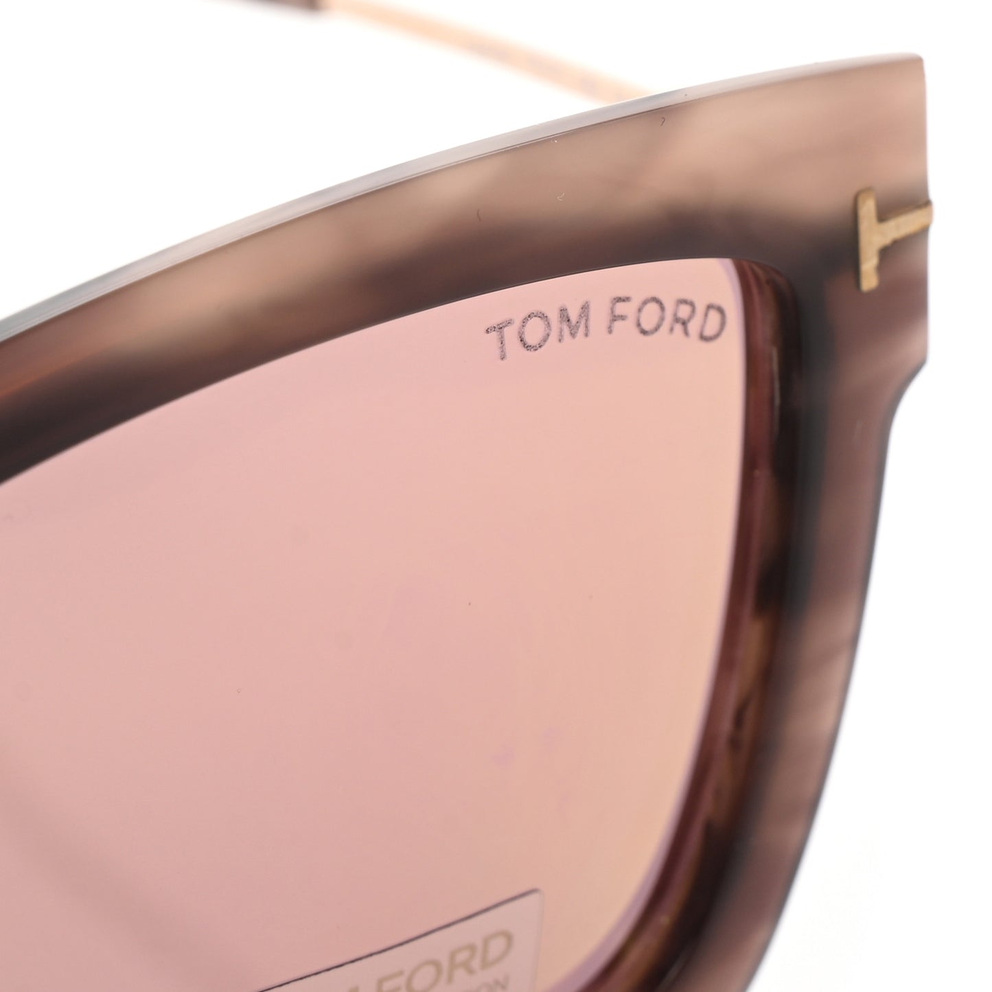 Lara Sunglasses TF573 Pink Melange Havana
