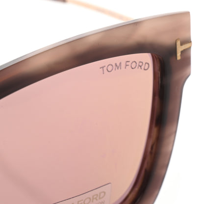 Tom Ford Lara Sunglasses TF573 Pink Melange Havana 7 of 8