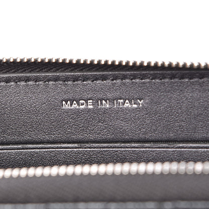 Chanel Metallic Caviar Quilted Medium Maxi CC Zip Around Wallet Black 7 of 9