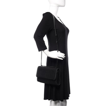 Stella McCartney Shaggy Deer Falabella Messenger Black 2 of 9