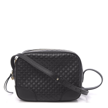 Gucci Microguccissima Mini Bree Messenger Bag Black 1 of 18
