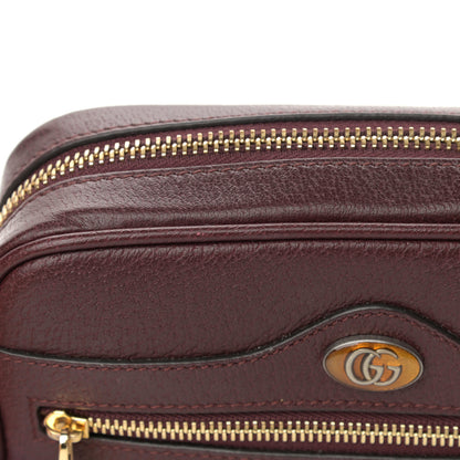 Gucci Calfskin Web Mini Ophidia Shoulder Bag Vintage Bordeaux 11 of 11