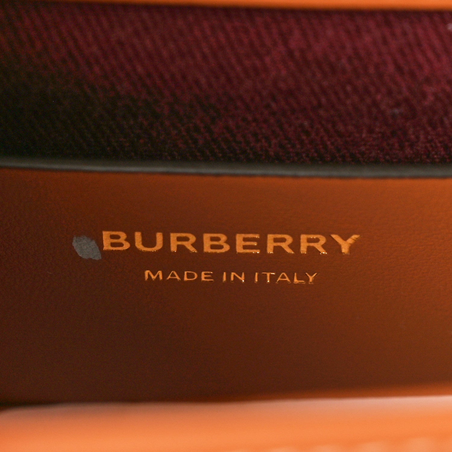 Burberry Calfskin Check Small Elizabeth Bag Briar Brown 6 of 9
