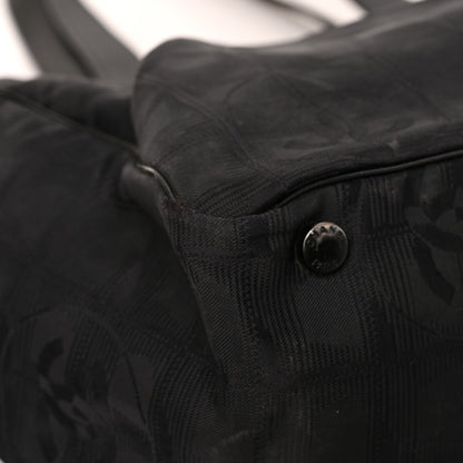 Chanel Nylon Medium Travel Tote Black 9 of 15