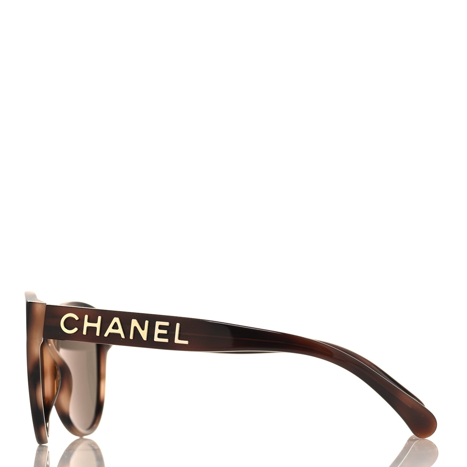 Chanel Acetate Pantos Logo Sunglasses 5458 Tortoise Brown 3 of 8