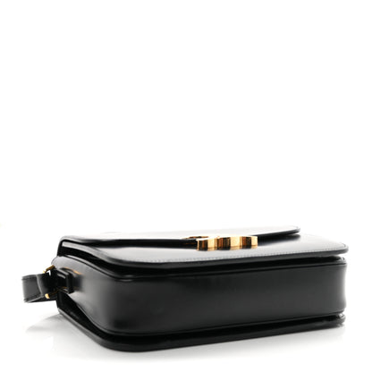 Celine Shiny Calfskin Medium Triomphe Black 3 of 9