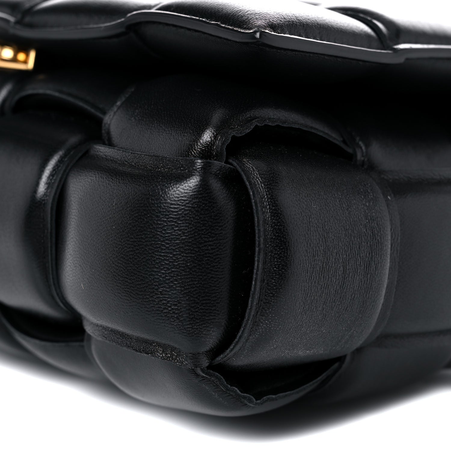 Bottega Veneta Nappa Maxi Intreccio Padded Cassette Crossbody Bag Black 8 of 8
