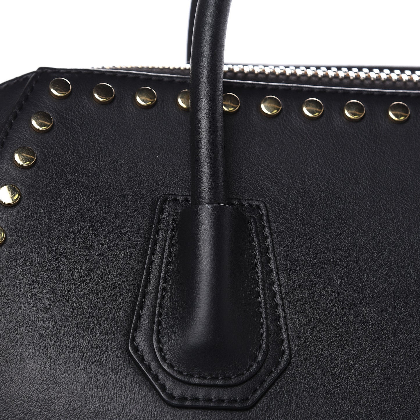 Calfskin Medium Studded Antigona Black