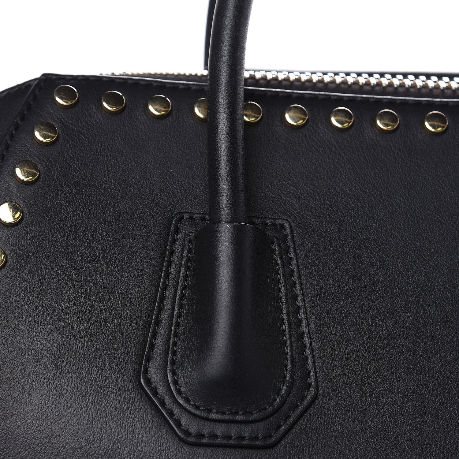 Givenchy Calfskin Medium Studded Antigona Black 13 of 16