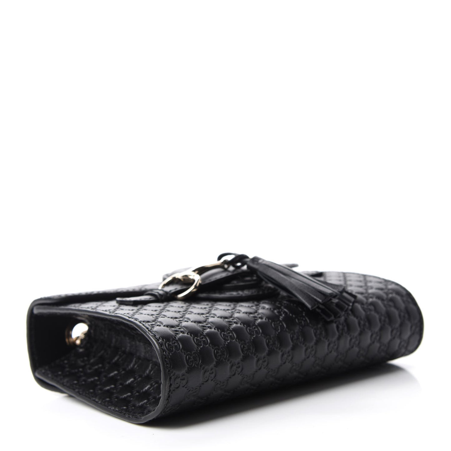 Microguccissima Mini Emily Shoulder Bag Black