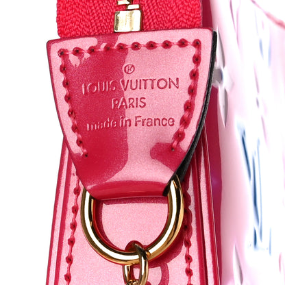 Louis Vuitton Vernis Valentine Mini Pochette Accessories Fuchsia Neon 6 of 10