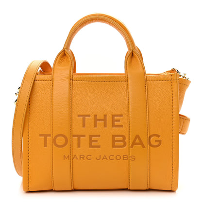Marc Jacobs Grained Calfskin Small The Tote Bag Artisan Gold 1 of 11