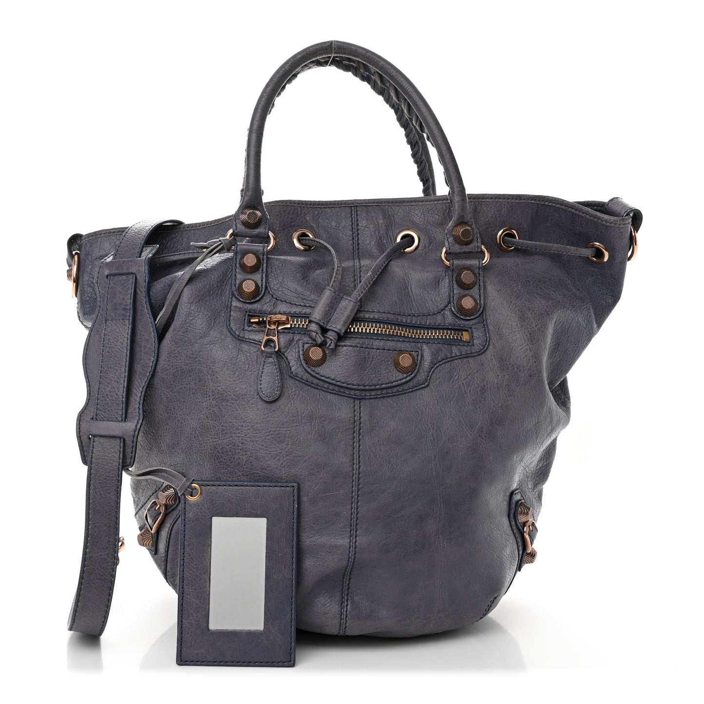 Agneau Giant 21 Gold Hardware Pompon Glycine