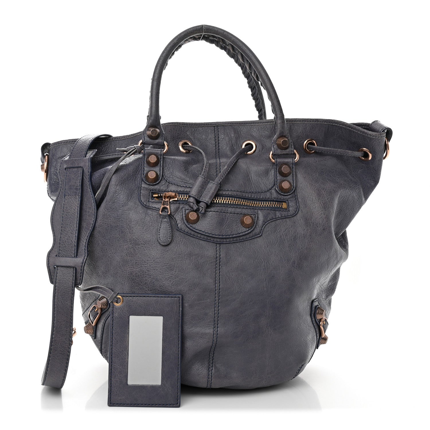 Balenciaga Agneau Giant 21 Gold Hardware Pompon Glycine 1 of 13