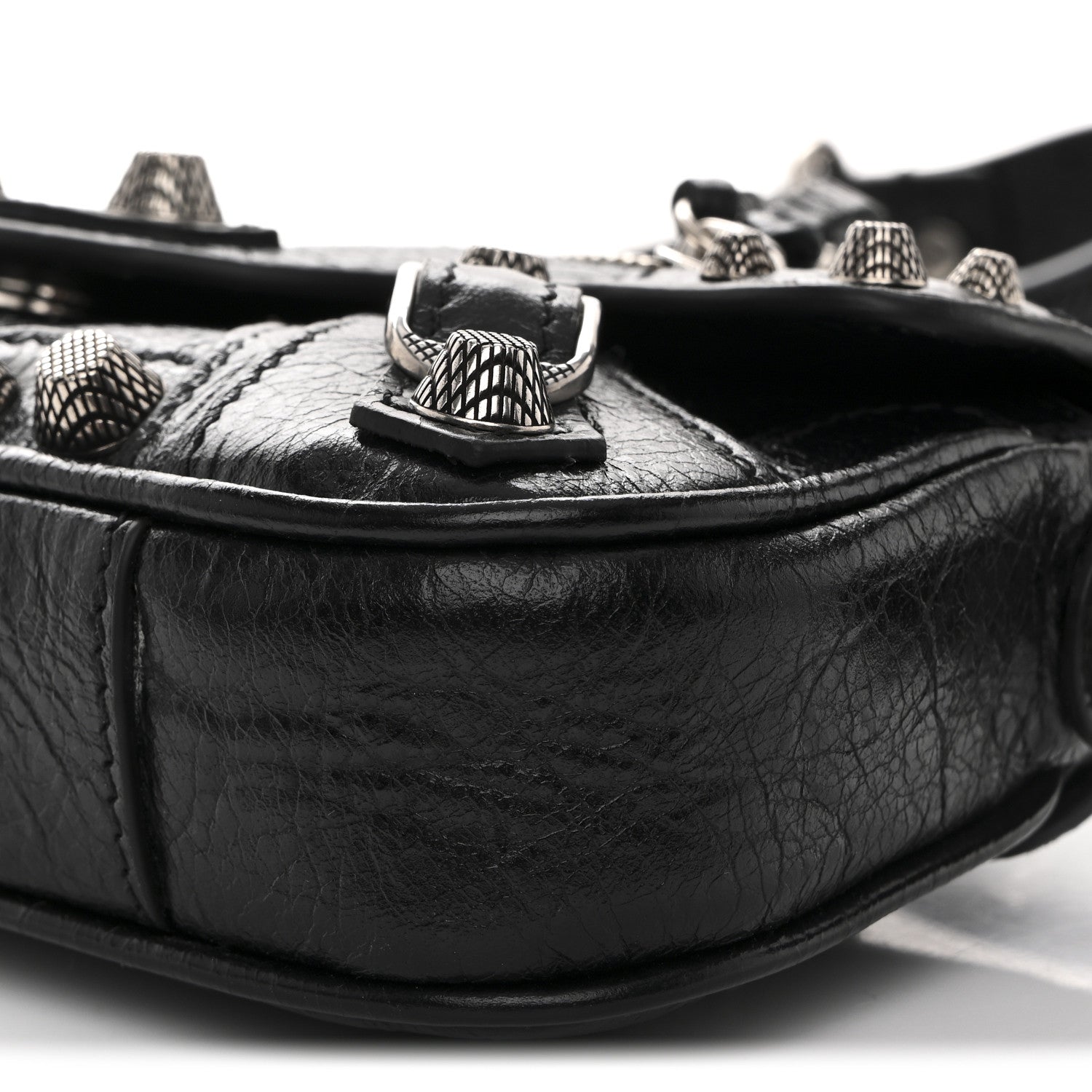 Balenciaga Agneau Arena Le Cagole Sling Bag XS Black 10 of 11