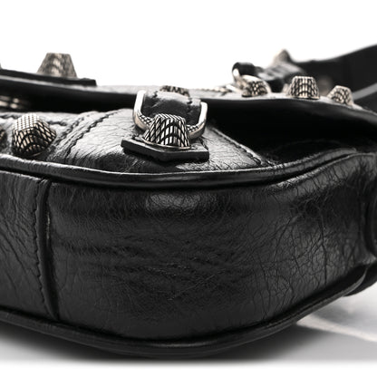 Balenciaga Agneau Arena Le Cagole Sling Bag XS Black 10 of 11