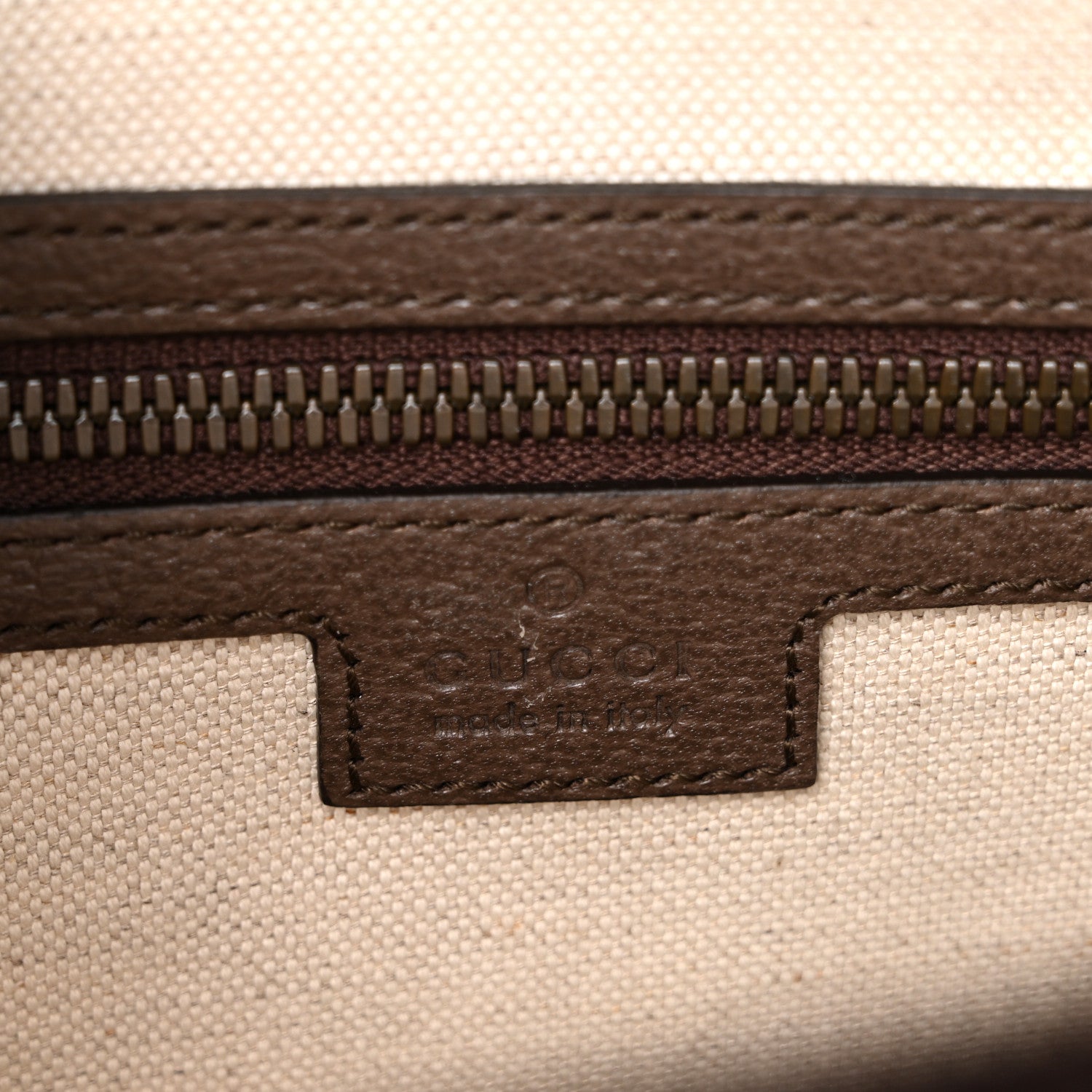 Gucci GG Supreme Monogram Web Small Ophidia Half Moon Hobo Brown 6 of 10
