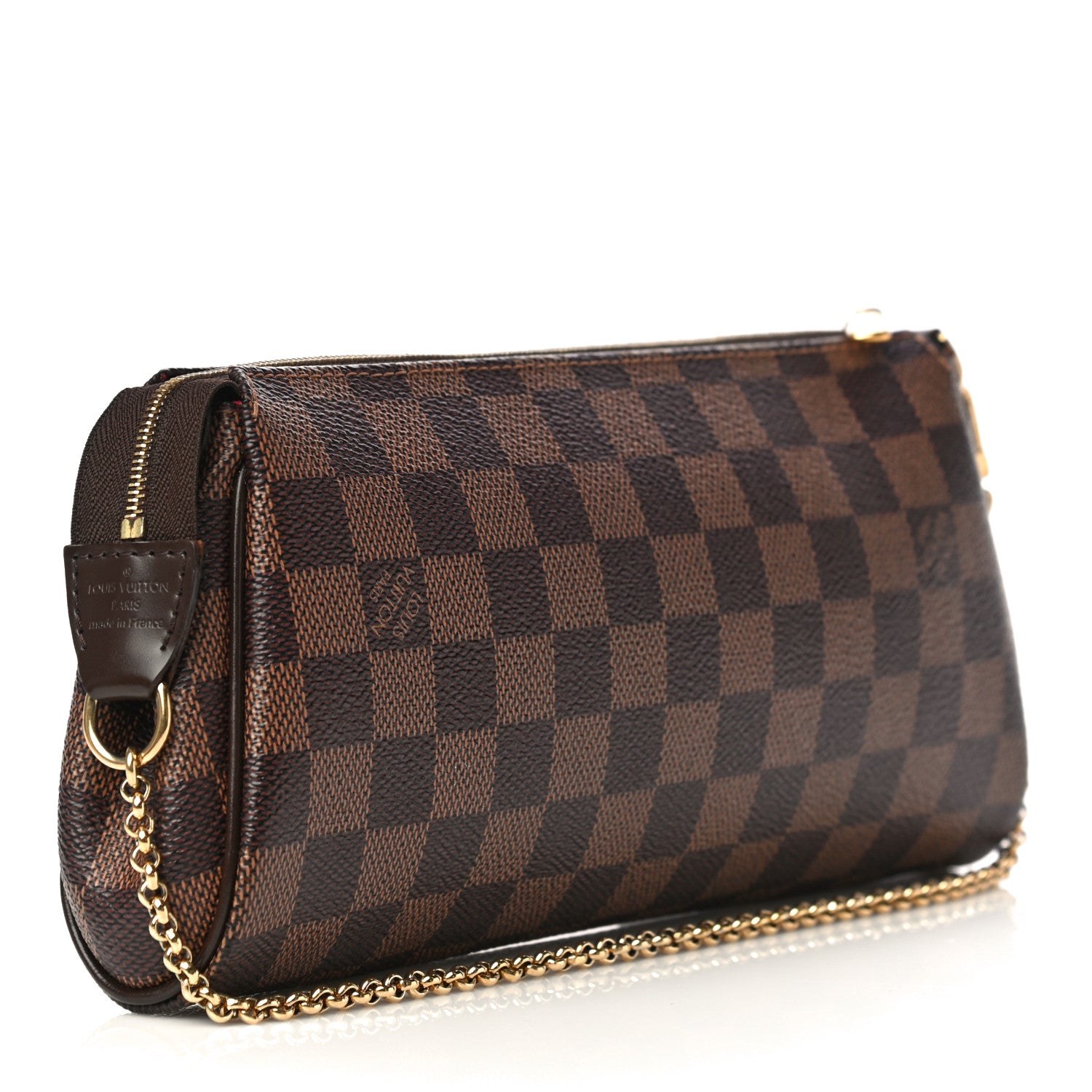 Louis Vuitton Damier Ebene Eva Clutch 3 of 10