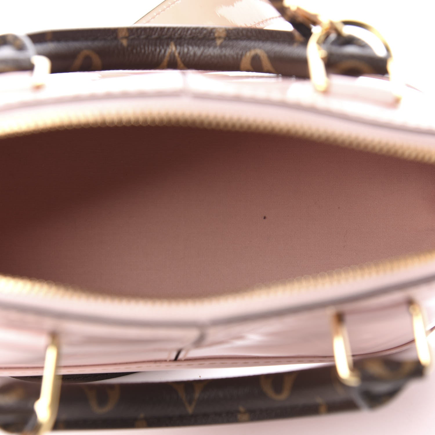Louis Vuitton Patent Monogram Alma BB Rose Ballerine 5 of 11