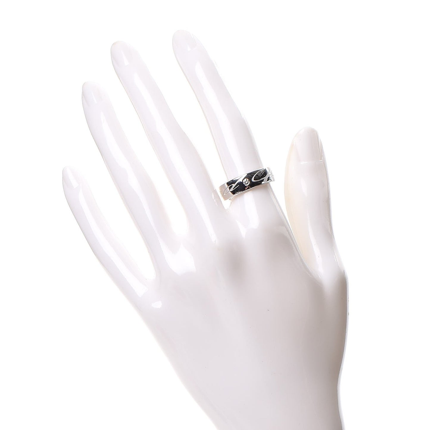 18K White Gold Diamond Chopardissimo Ring 5