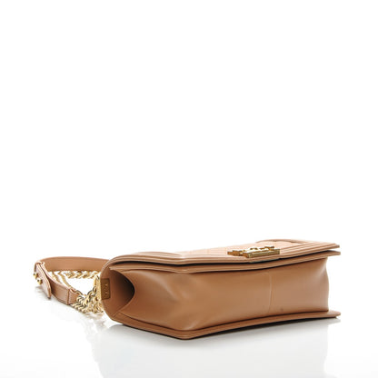 Chanel Lambskin Quilted Medium Boy Flap Camel 4 of 8