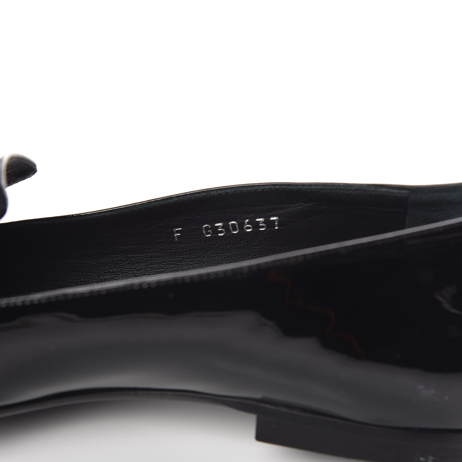 Chanel Patent CC Mocassin Loafers 38 Black 9 of 11