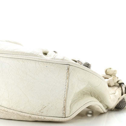 Balenciaga Agneau Arena Le Cagole Shoulder Bag XS Optic White 10 of 14
