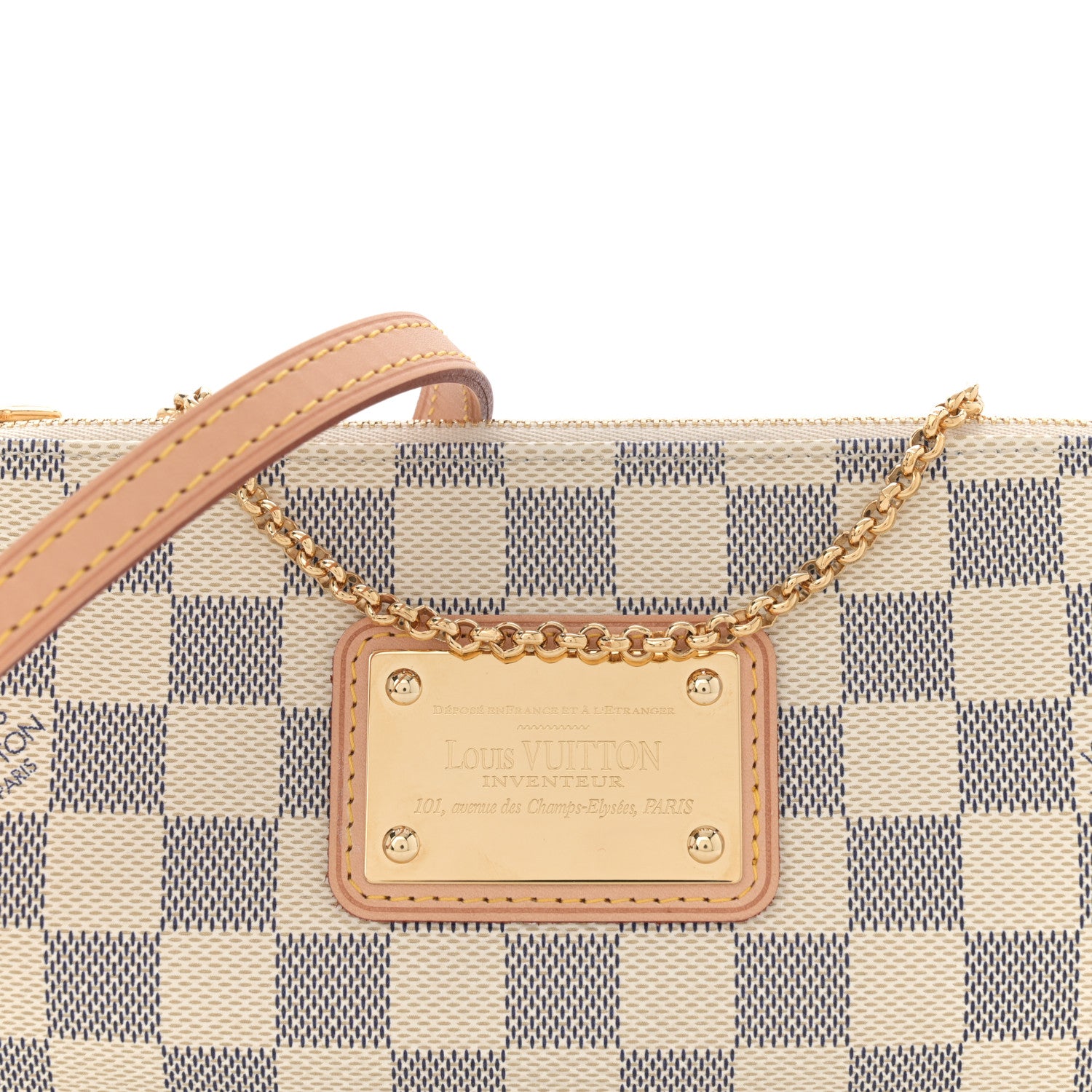 Louis Vuitton Damier Azur Eva Clutch 8 of 10