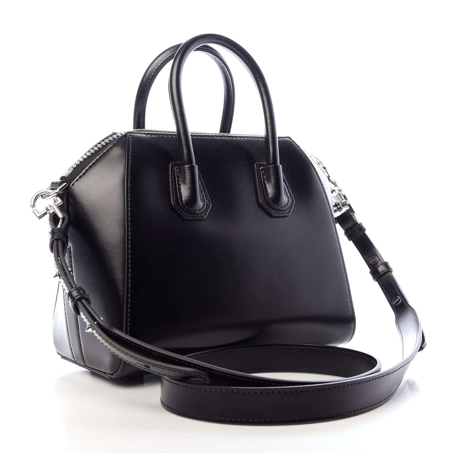 Givenchy Shiny Lord Calfskin Mini Antigona Black 3 of 8