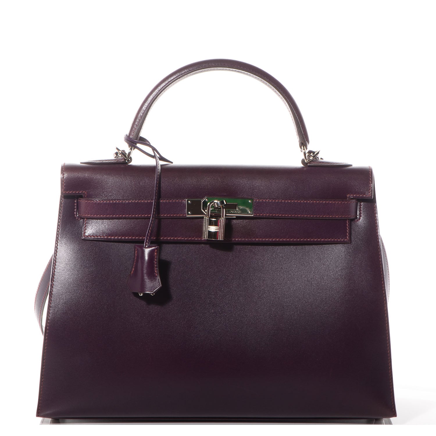 Hermes Box Kelly Sellier 32 Raisin 1 of 8
