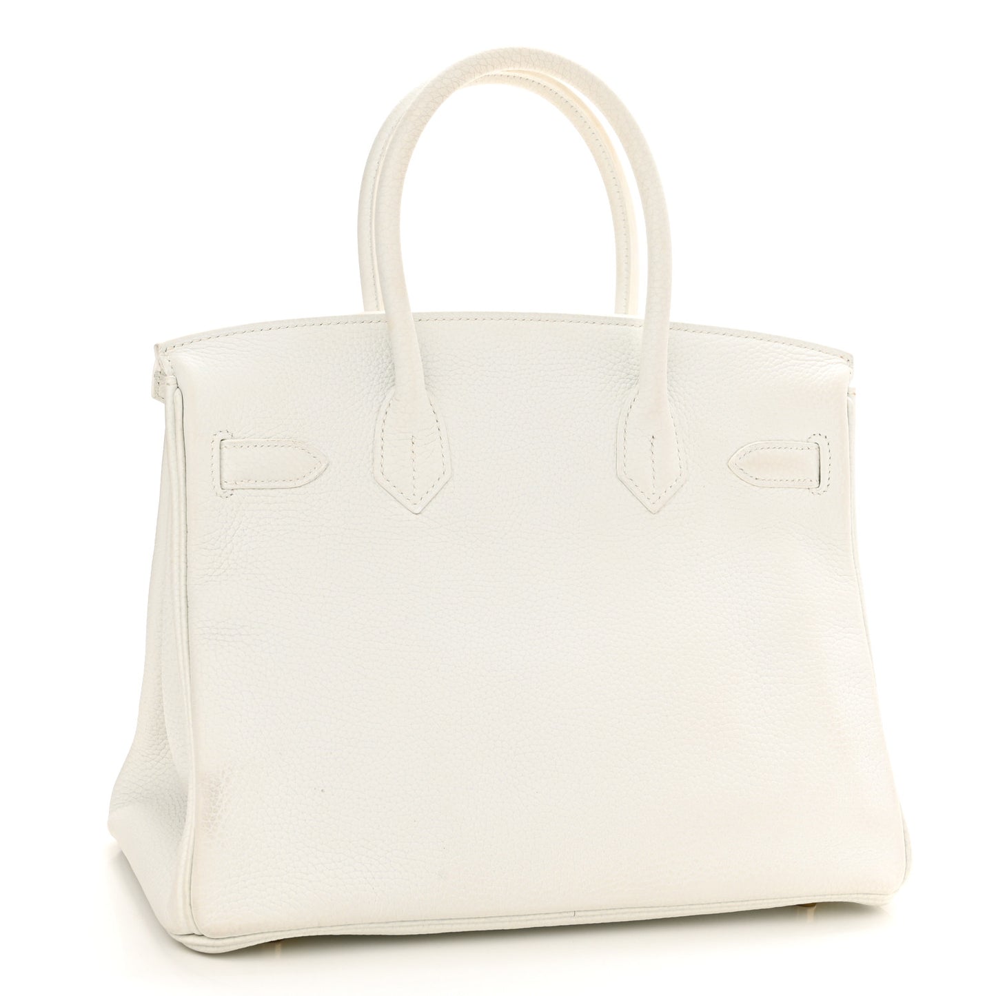 Taurillon Clemence Birkin 30 White