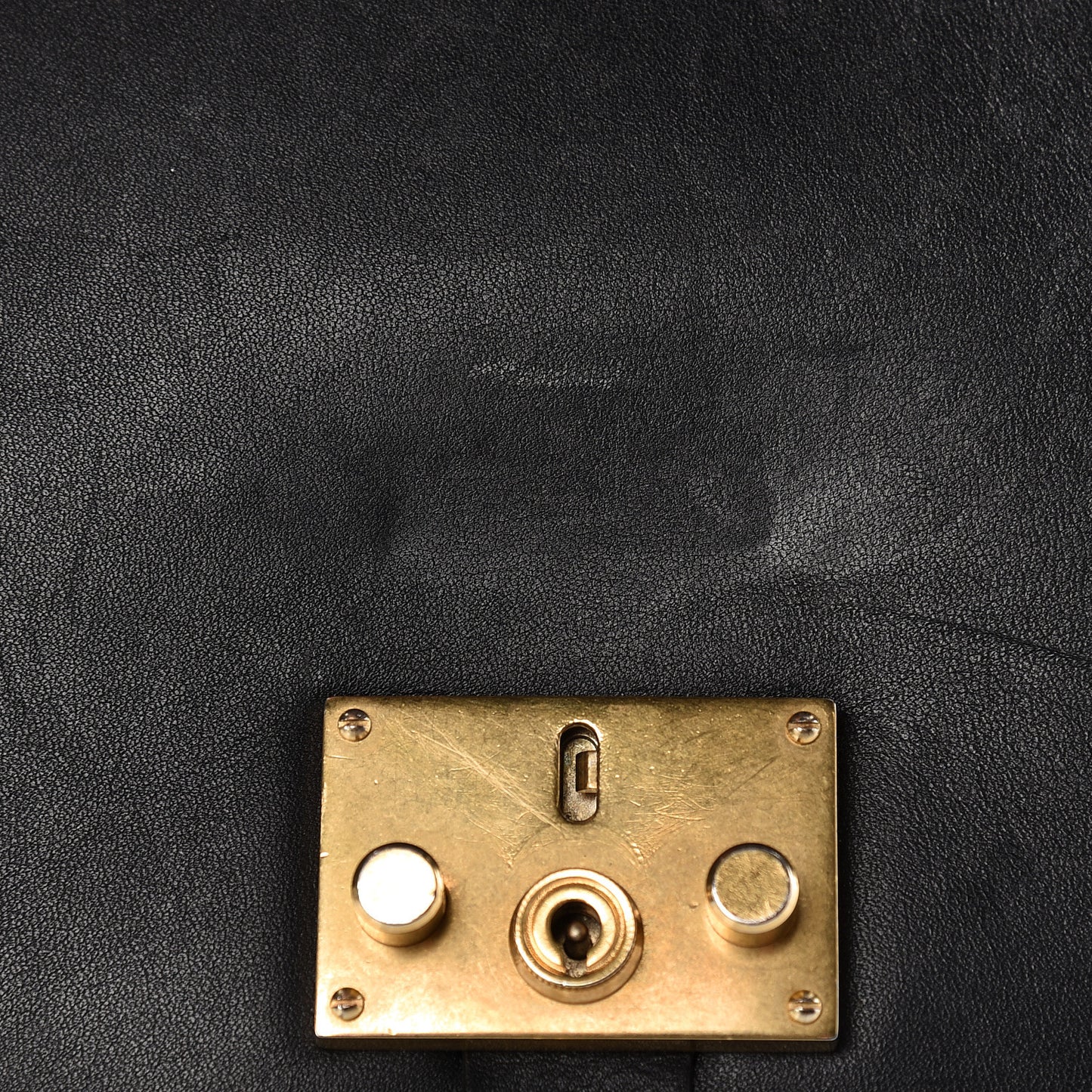 Calfskin Studded Square Dioraddict Flap Black