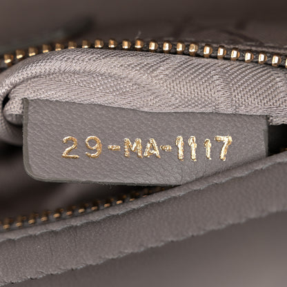 Christian Dior Lambskin Cannage Small Lucky Badges My Lady Dior Grey 9 of 13