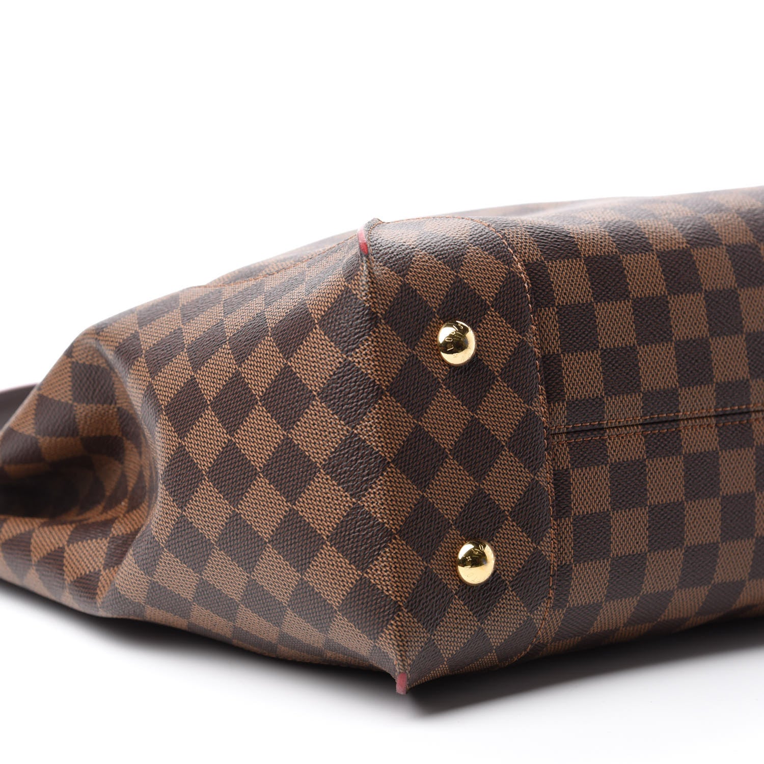 Louis Vuitton Damier Ebene Caissa Hobo Cherry 5 of 11