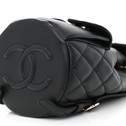 Chanel Caviar Quilted Pockets Backpack Black 9 of 10
