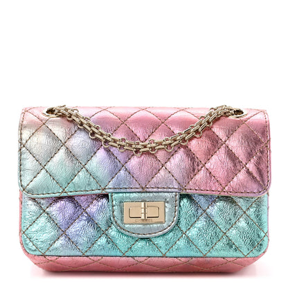 Chanel Metallic Goatskin Quilted Mini 2.55 Reissue Flap Multicolor 1 of 12